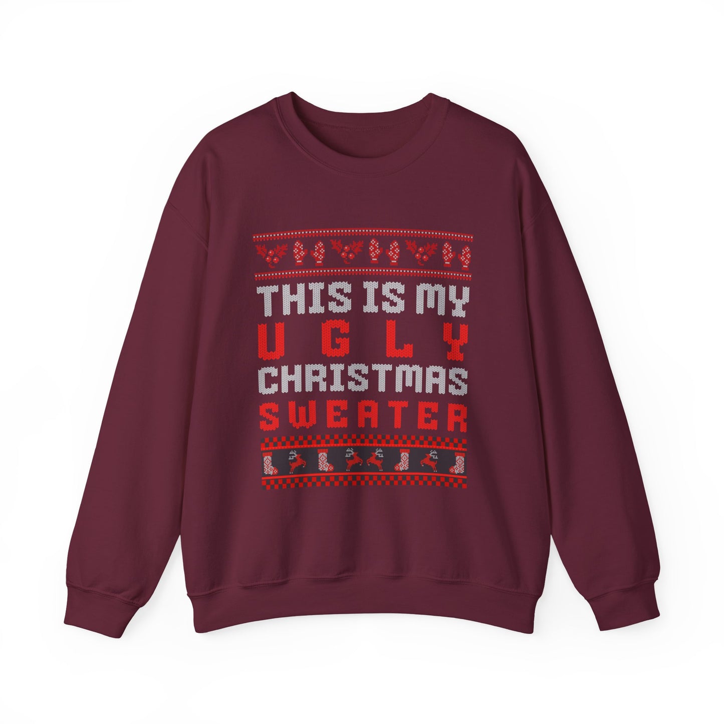 Ugly Christmas Sweater Unisex Crewneck Sweatshirt
