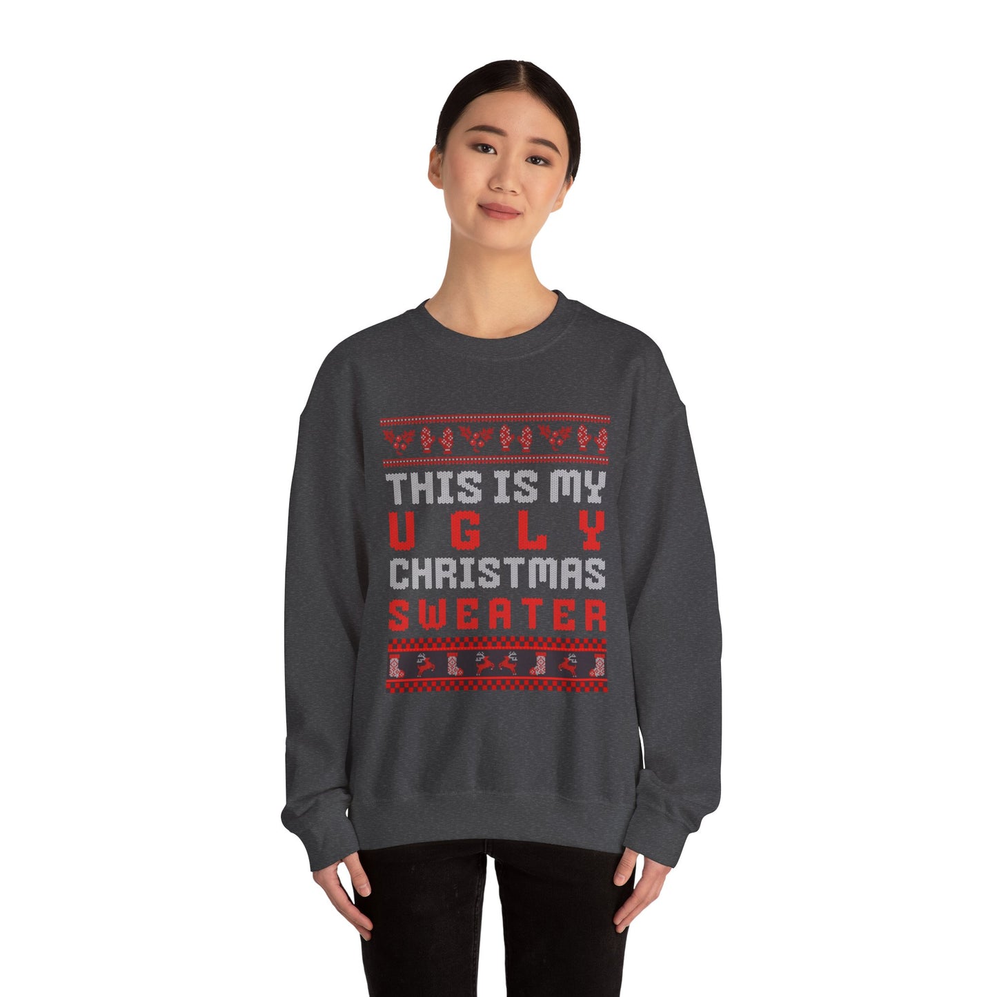 Ugly Christmas Sweater Unisex Crewneck Sweatshirt