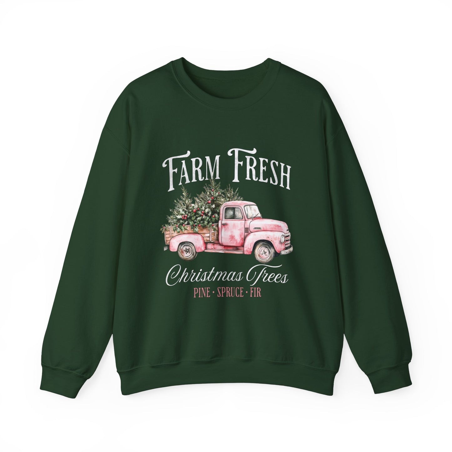 Farm Fresh Christmas Unisex Heavy Blend™ Crewneck Sweatshirt