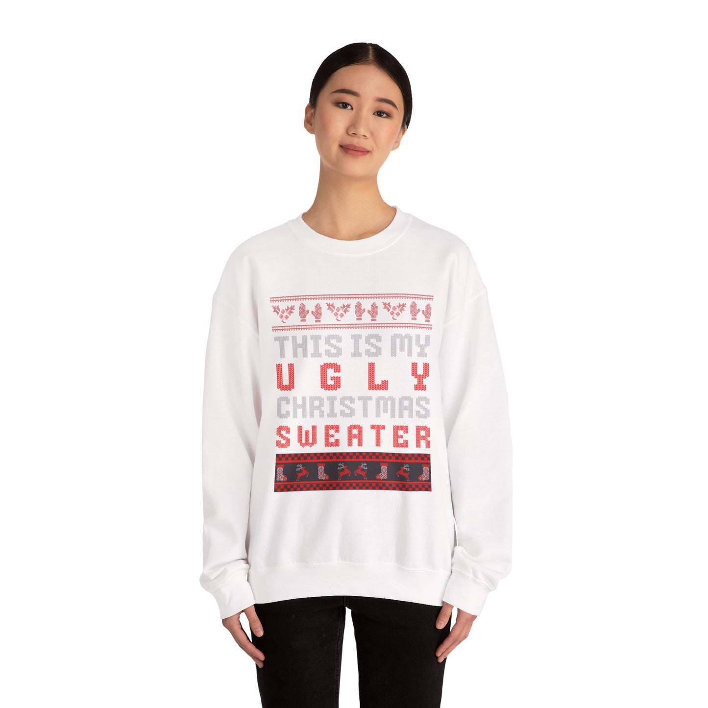 Ugly Christmas Sweater Unisex Crewneck Sweatshirt