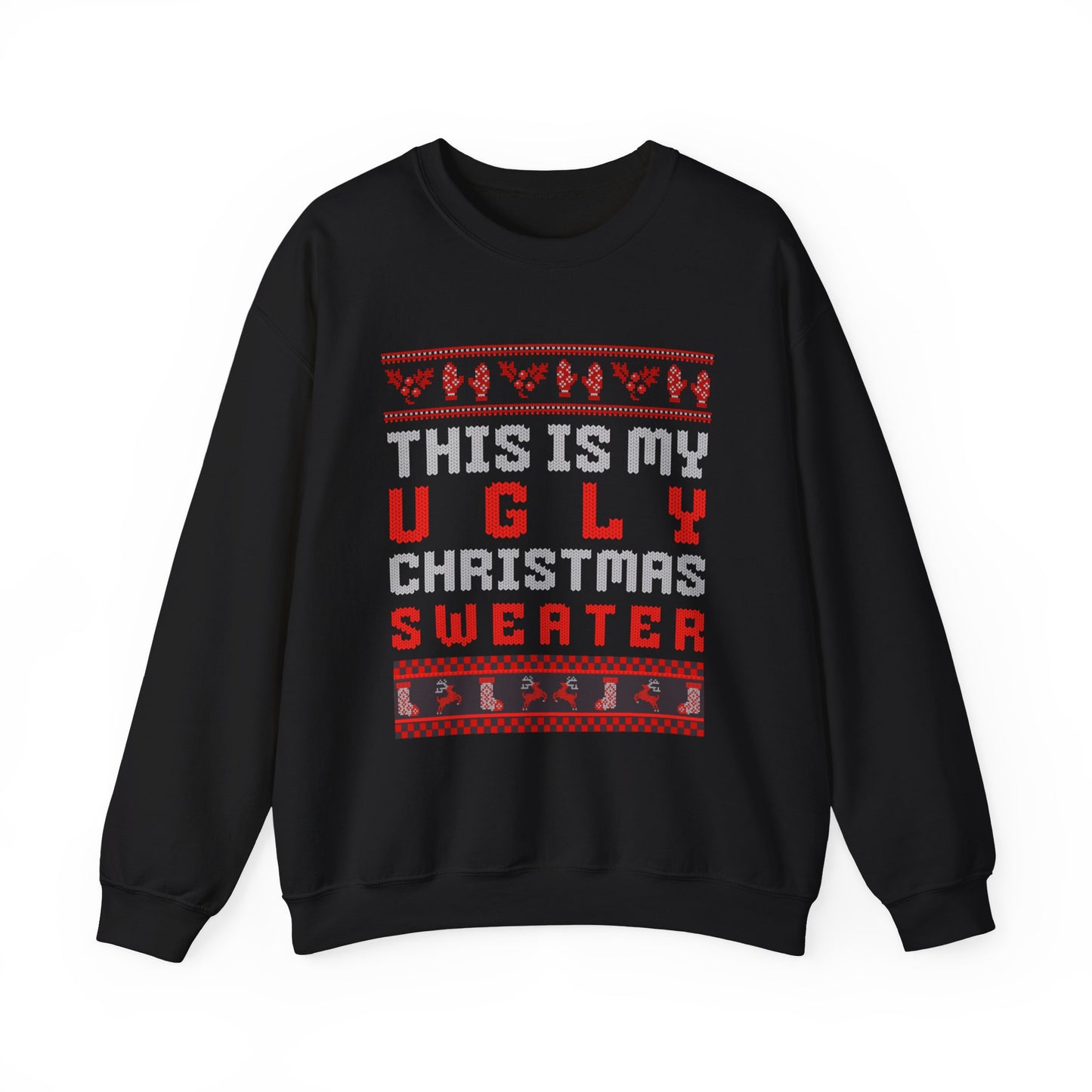 Ugly Christmas Sweater Unisex Crewneck Sweatshirt
