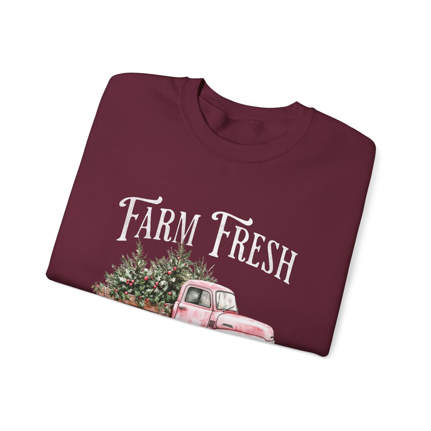 Farm Fresh Christmas Unisex Heavy Blend™ Crewneck Sweatshirt