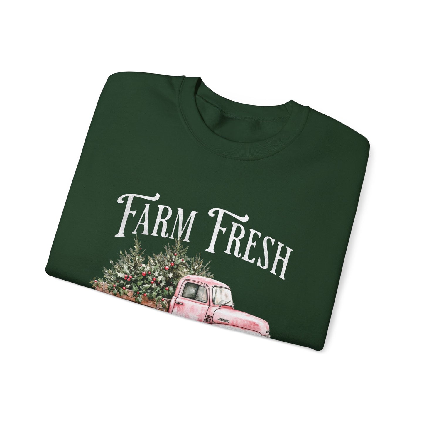 Farm Fresh Christmas Unisex Heavy Blend™ Crewneck Sweatshirt