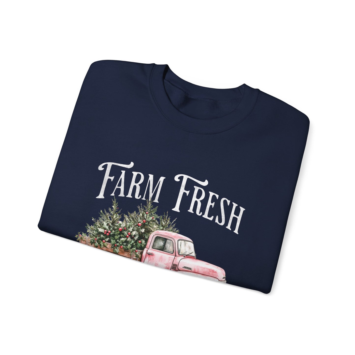 Farm Fresh Christmas Unisex Heavy Blend™ Crewneck Sweatshirt