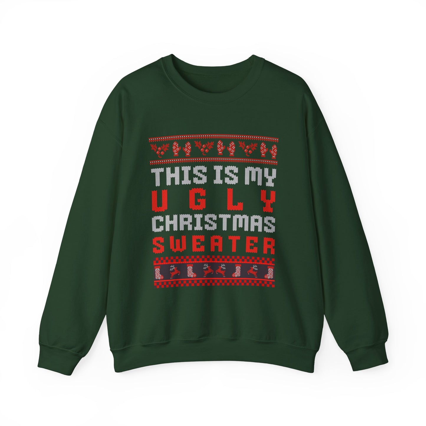 Ugly Christmas Sweater Unisex Crewneck Sweatshirt
