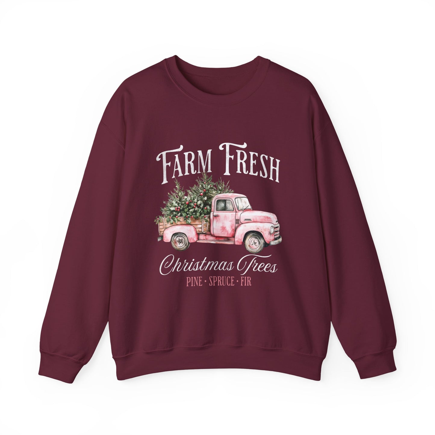 Farm Fresh Christmas Unisex Heavy Blend™ Crewneck Sweatshirt