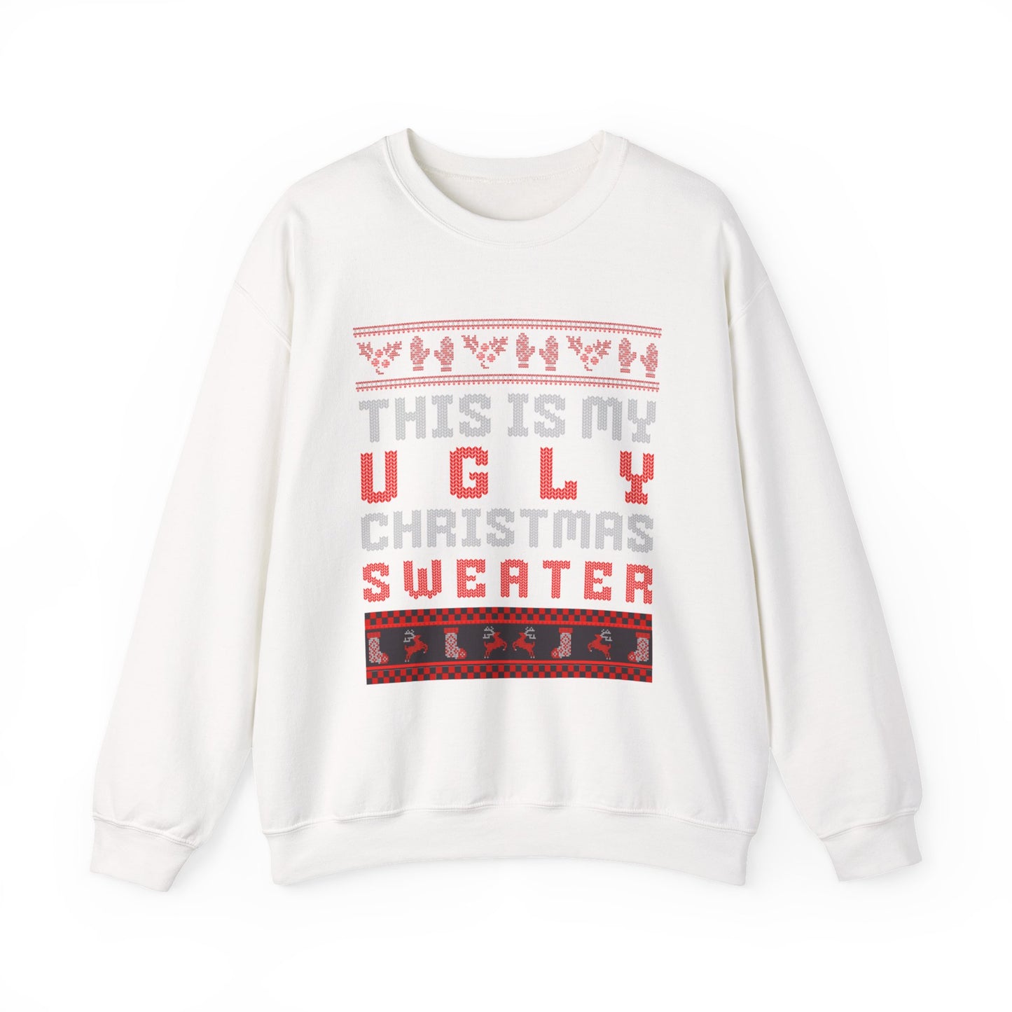 Ugly Christmas Sweater Unisex Crewneck Sweatshirt